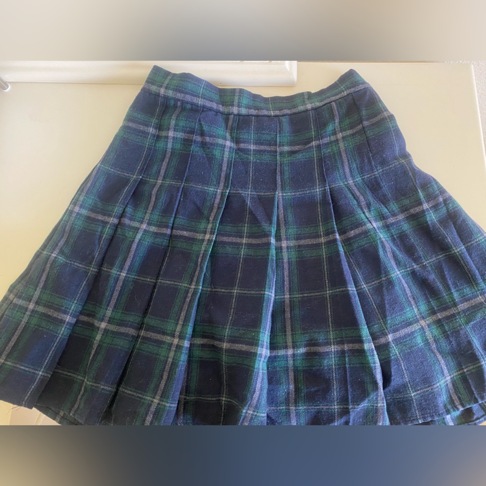 SHEIN Tartan Pleated Skirt